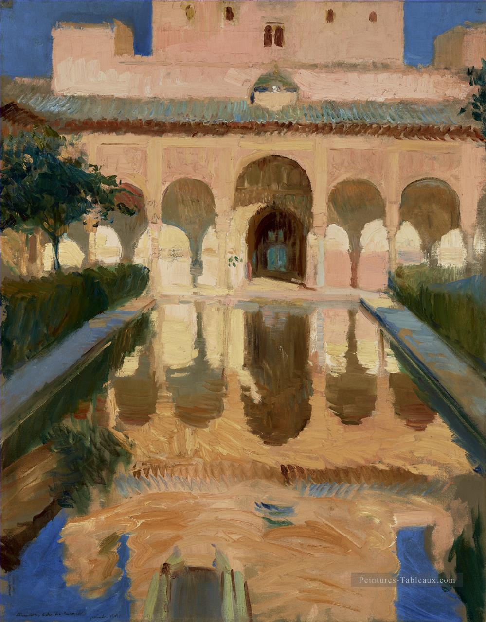 Salle des Ambassadeurs Alhambra Grenade GTY peintre Joaquin Sorolla Peintures à l'huile